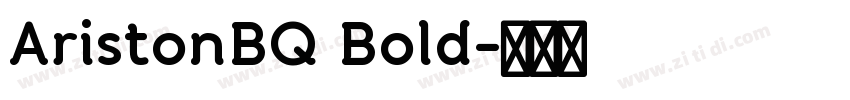 AristonBQ Bold字体转换